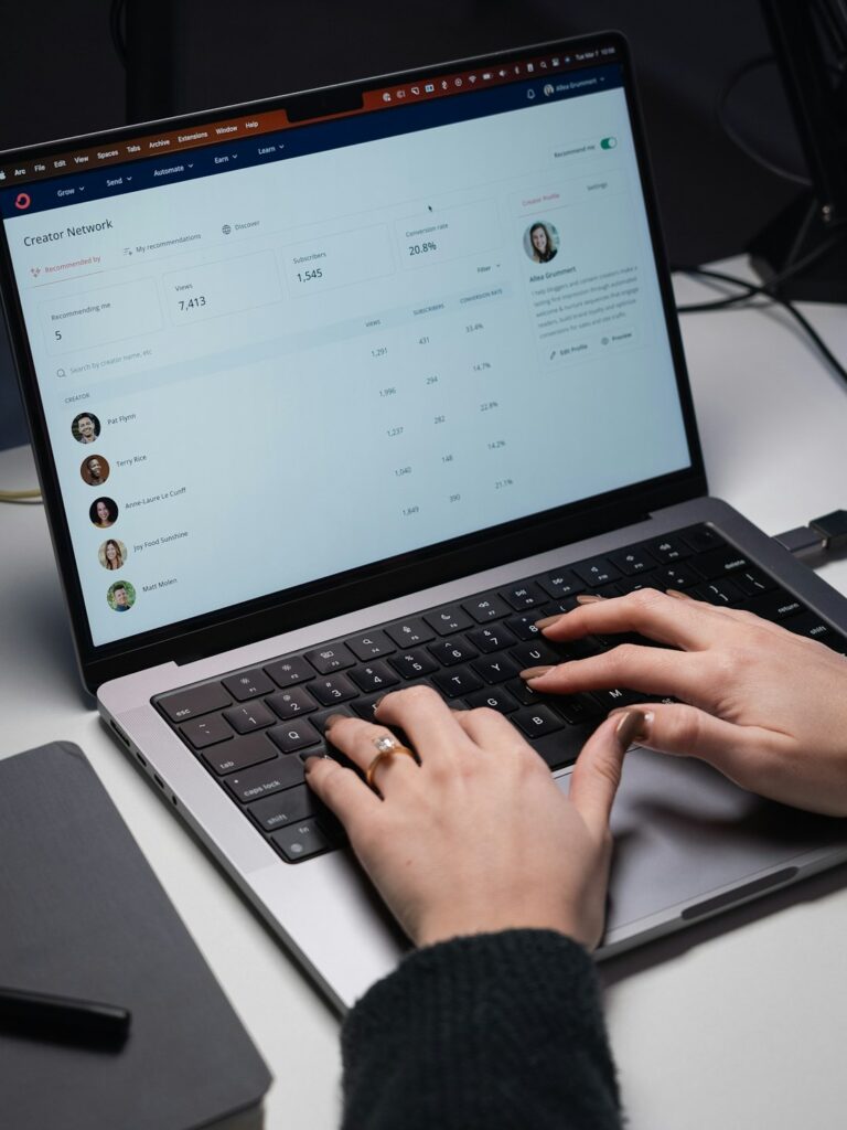 Gestione delle campagne email dal portatile